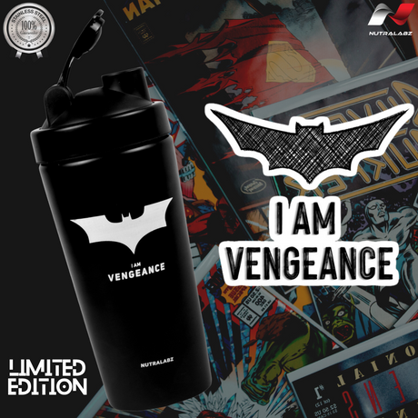 Batman Steel Shaker - I Am Vengeance